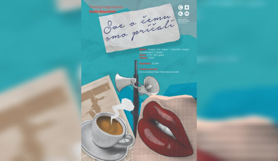 Sutra promocija knjige „Sve o čemu smo pričali“ Suade Arnautović