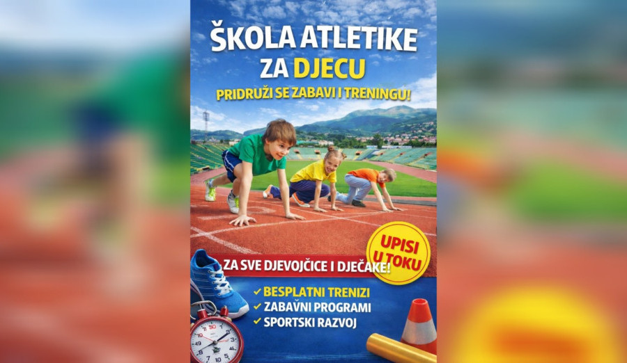 Počinju prijave za besplatnu školu atletike za osnovce