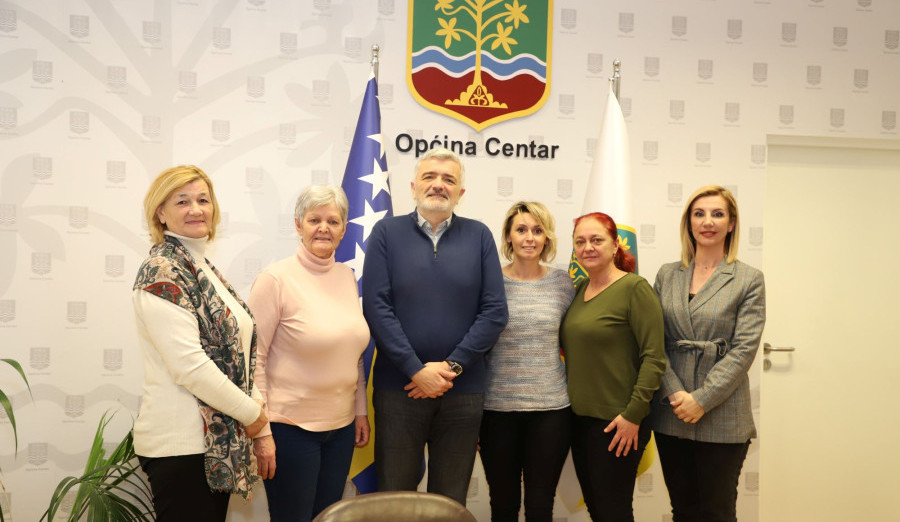 Predstavnice Udruženja „Žena-žrtva rata“ posjetile Općinu Centar