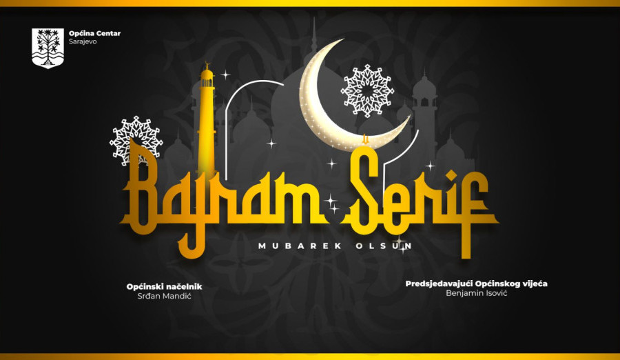 Čelnici Općine Centar čestitali Bajram