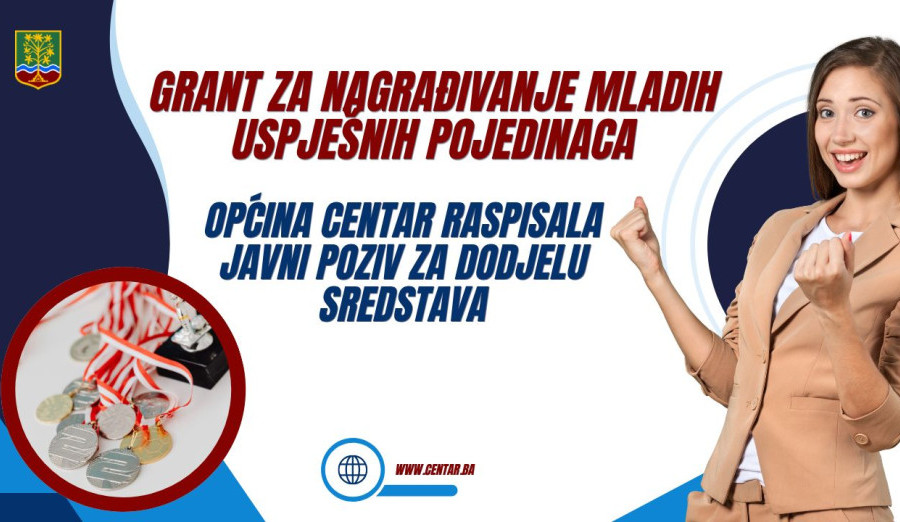 Općina Centar raspisala javni poziv za dodjelu sredstava