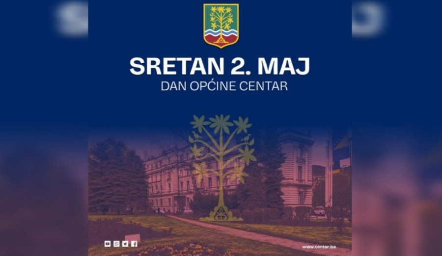 Čestitke povodom 2. maja - Dana Općine Centar
