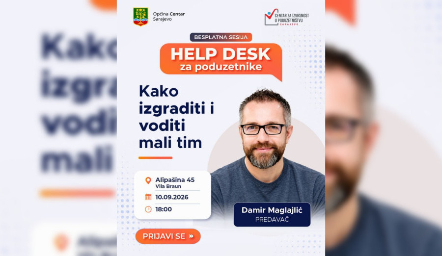 U četvrtak nova besplatna Help Desk sesija