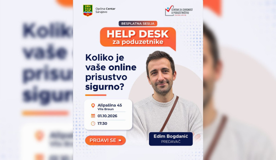 U četvrtak nova besplatna Help Desk sesija