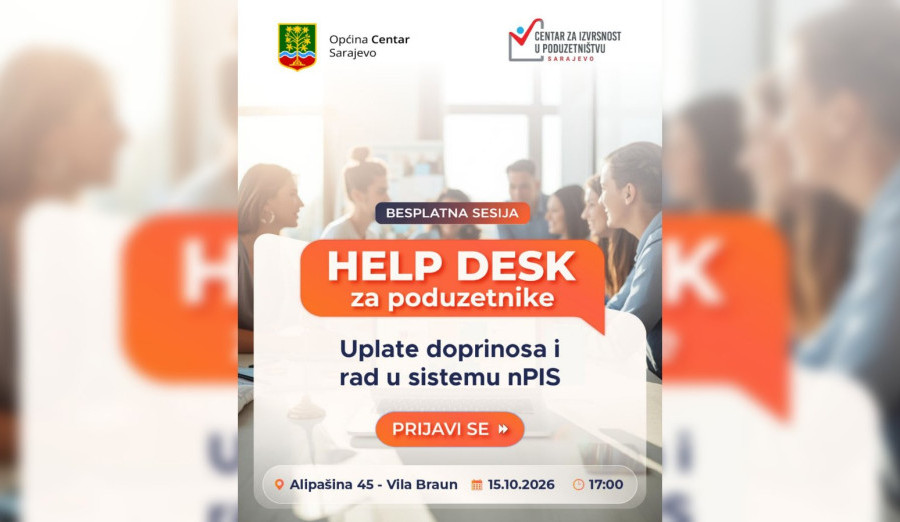 U četvrtak nova besplatna Help Desk sesija