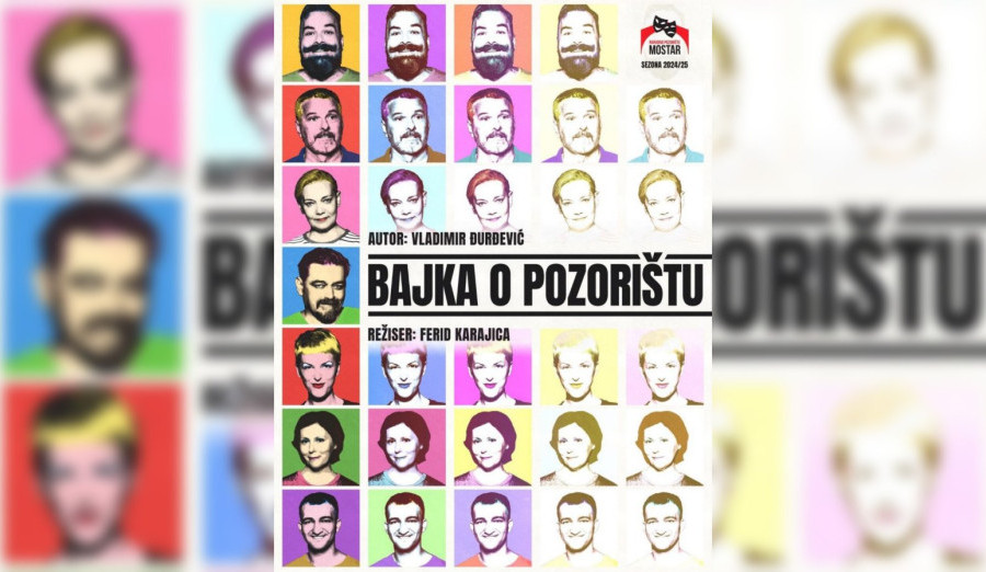 Sutra predstava „Bajka o pozorištu“ na sceni Pozorišta mladih Sarajevo