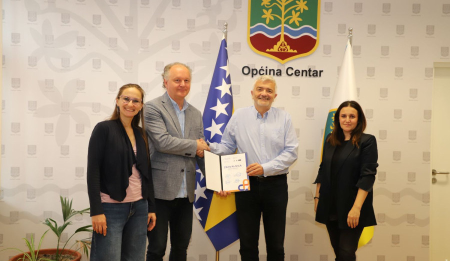 Načelniku Srđanu Mandiću uručena zahvalnica